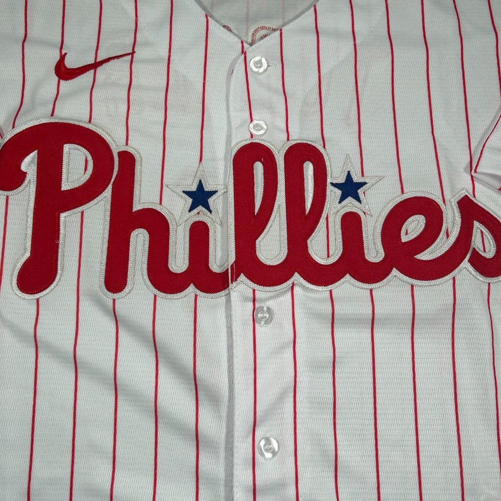 Bryce Harper #3 Philadelphia Phillies White Stitched Jersey Men's Sizes - Picture 4 of 7